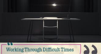 Dark interrogatin room with light and chair