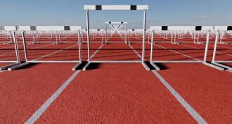 Image of an unfair track and field stadium 