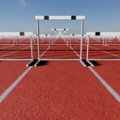 Image of an unfair track and field stadium 