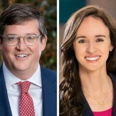 Lee Hodge and Olivia Lewis