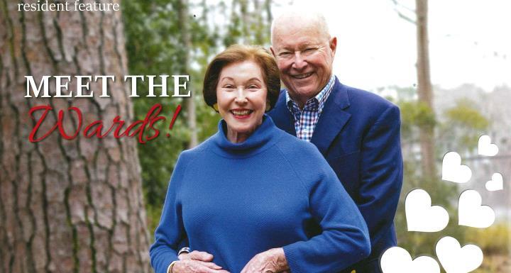 David and Elizabeth Ward standing in front of a tree