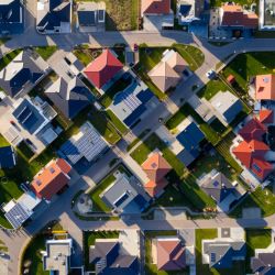 New Housing Estate from Above-Color Icon