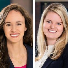 Olivia Lewis and Erica Rogers