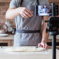 Online culinary show blog video