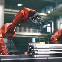 Robotic Arms in Factory