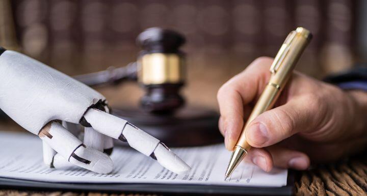 Robotic Hand Assisting Person For Signing Document