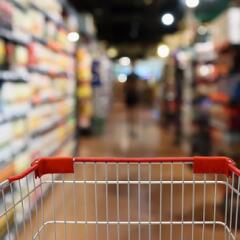 Shopping Cart in grocery store