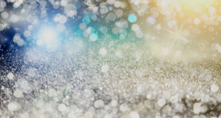 Silver light bokeh background