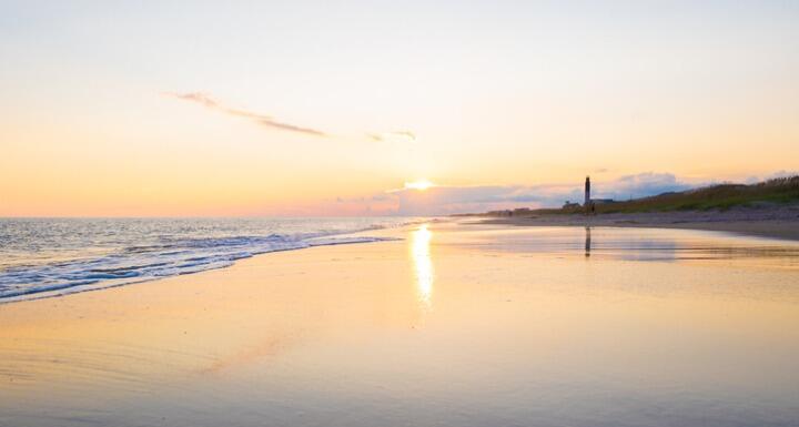 Sunset on the beach