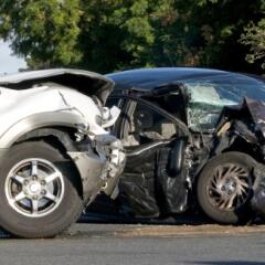 Two cars in Accident