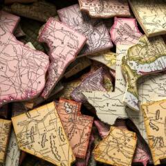 US Jigsaw puzzle Pieces