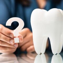 Woman Dental Teeth Question Mark