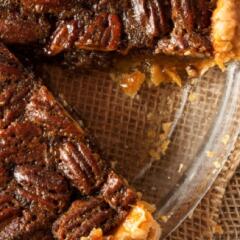 A pecan pie with a slice missing, as a metaphor for non probate assets