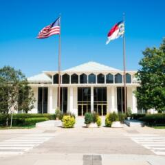Outside building shot of the NC General Assembly Building