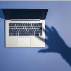 Umbrella cybersecurity background concept