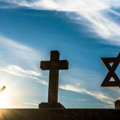 the three symbols of Judaism, Christianity and Islam
