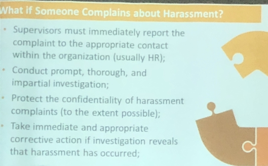 Dealing with Workplace Harassment