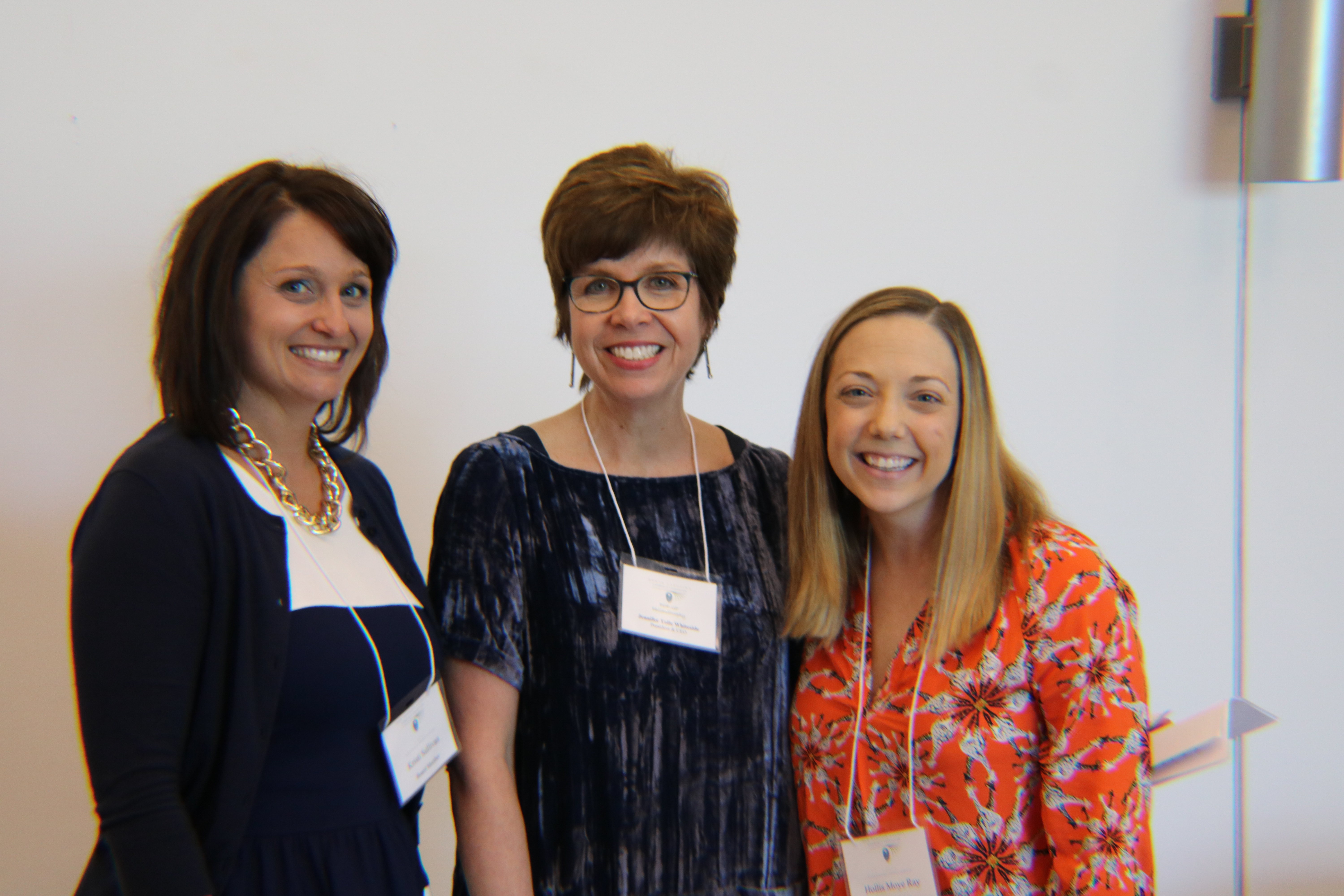 Hollis Moye Ray (right), NHCCF board member, poses for a photo at NCCF’s Pop-Up Philanthropy with Kristi Sullivan (left), NHCCF board president, and Jennifer Tolle Whiteside, NCCF CEO and president.