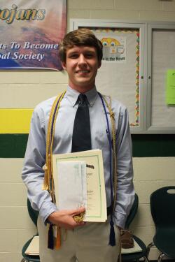 Evan Raynor, 2015 Williams scholarship recipient.