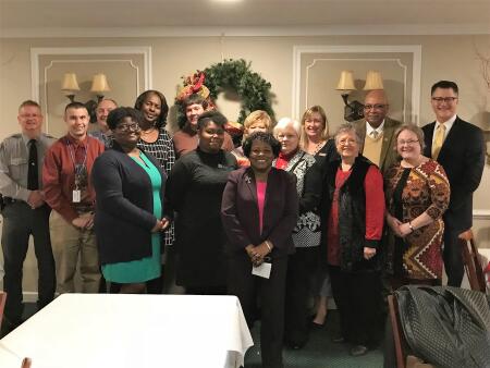 The boards of advisors of the Duplin Foundation for Youth Advancement and the Duplin County Community Foundation join representatives of local 2017 grantee nonprofit organizations for a group photo following the recent grant awards ceremony.