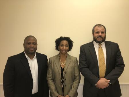 Pictured (left to right) are the newest members of the Northern Albemarle Community Foundation board of advisors: Rodney Walton, Angela Cole and Brian Beasley.