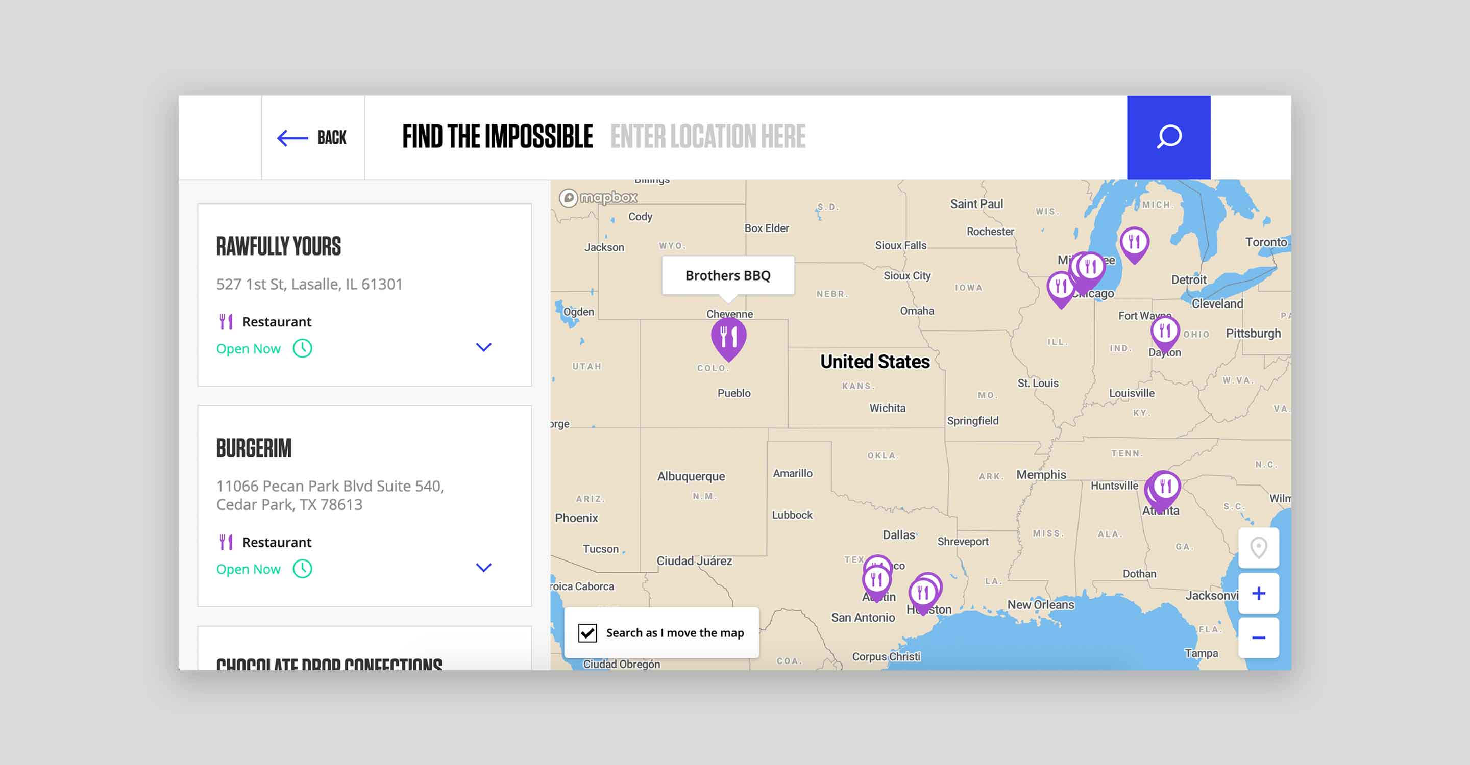 Interactive Map Website Template