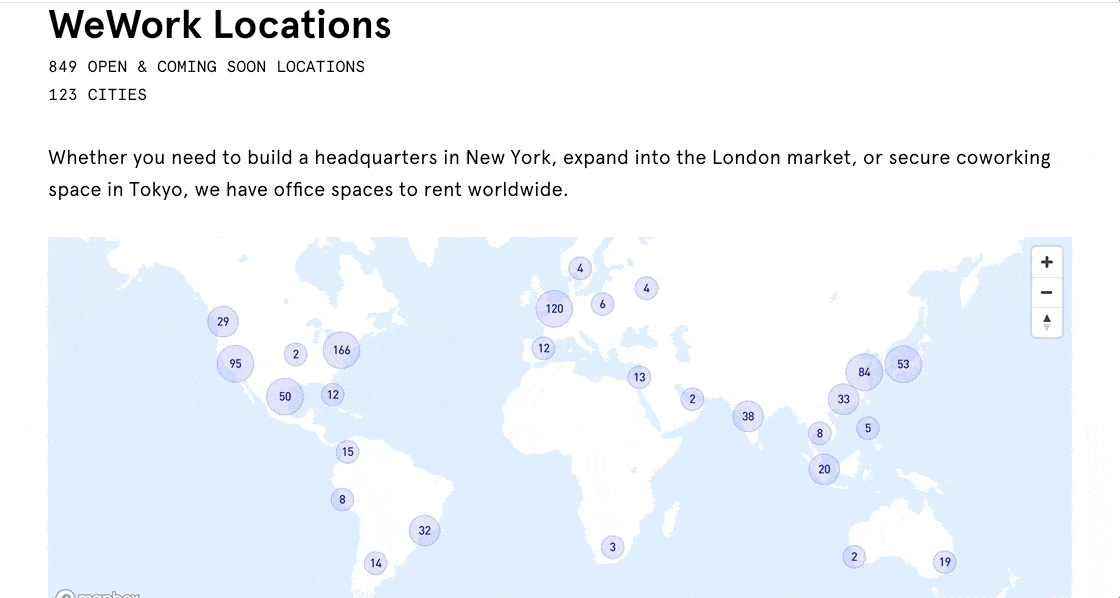 Examples of Interactive Maps on Websites New Media Campaigns