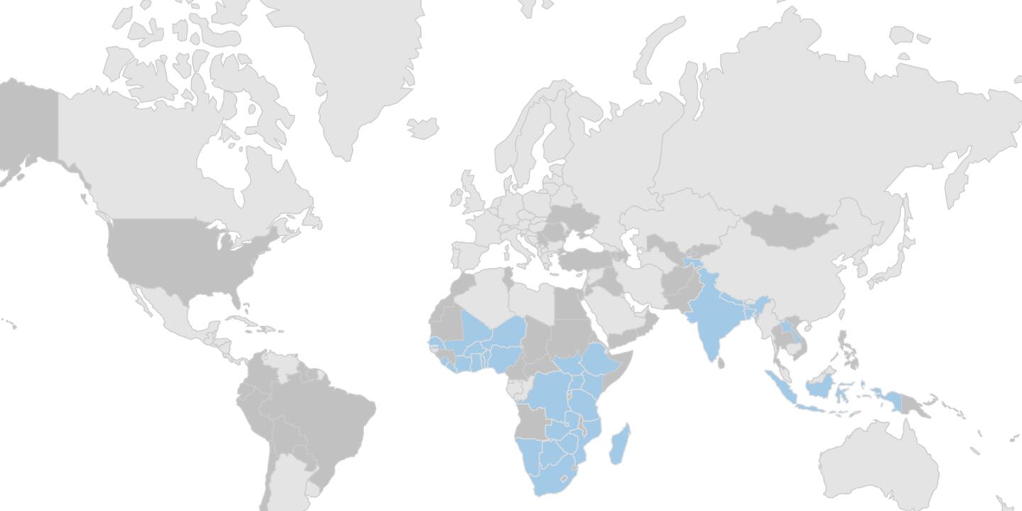 New World Population Cartogram – National Geographic Education Blog