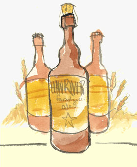 Haw River Ales Illustration