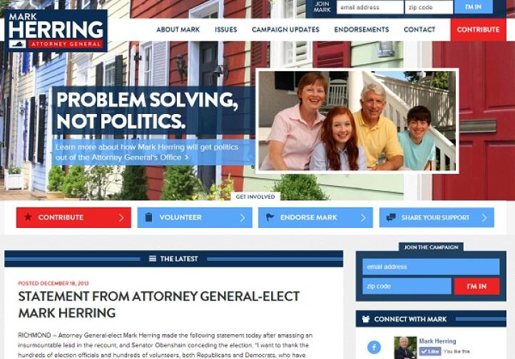 Political Campaign Website Design