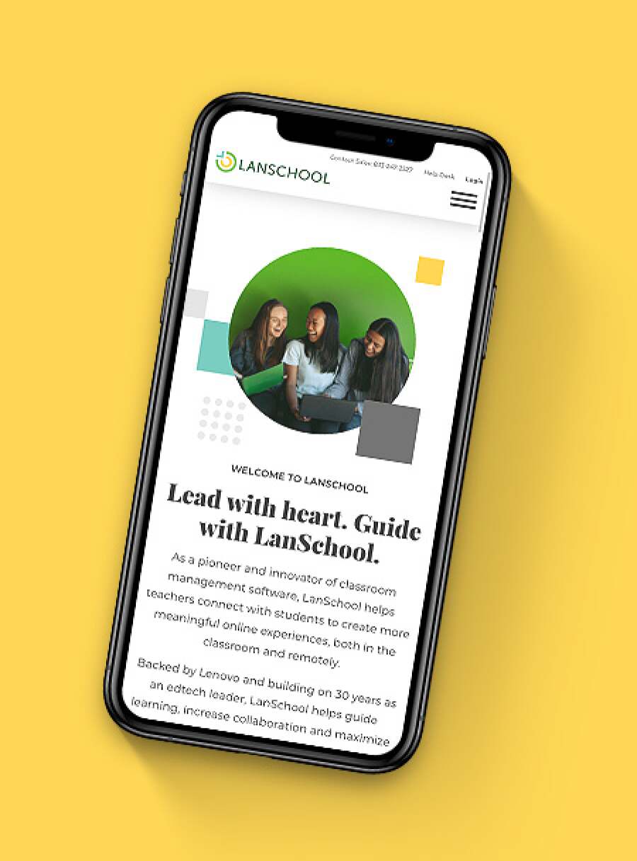 Fleet Feet site on iPhone