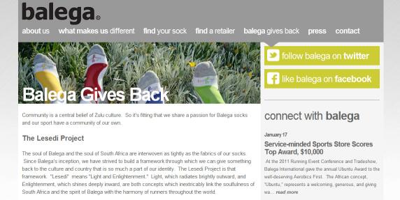 Balega's webpage describing The Lesedi Project.