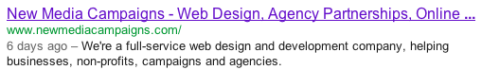 Meta Descriptions - Google Meta Descriptions - Google