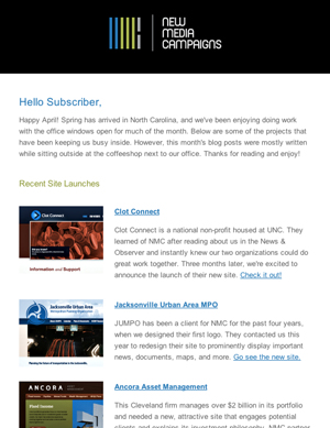 email newsletters services