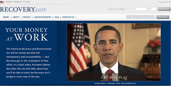 Recovery.gov - Transparency for $800 Billion Recovery.gov - Transparency for $800 Billion