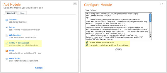 Using JavaScript on HubSpot