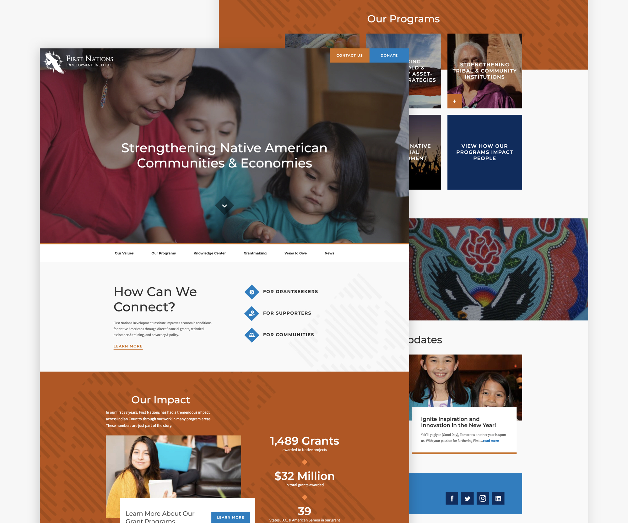 Nonprofit Website Design Examples and Best Practices New Media Campaigns