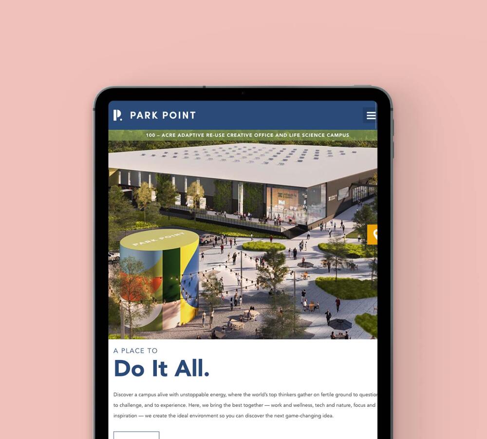 Park Point Rtp Park Point RTP Real Estate Development Website Design