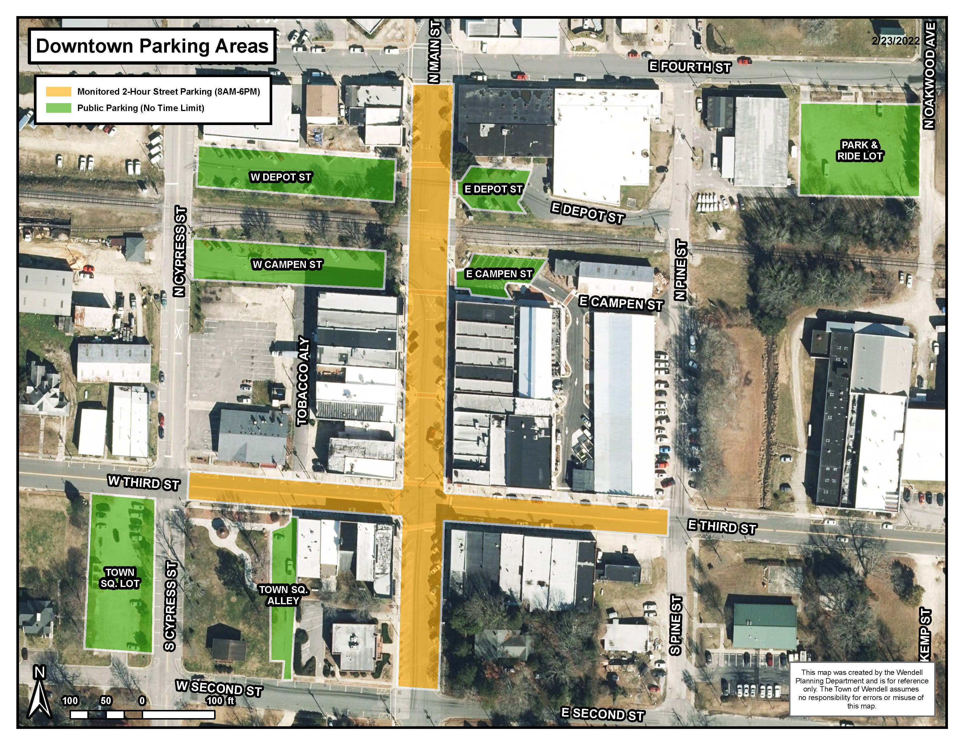 2-Hour Parking Map