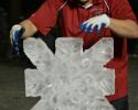 Ice carving snow flake 5