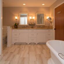 Watts-Hillandale - blush & white