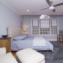 Somerset - pastel, blue & white primary bedroom