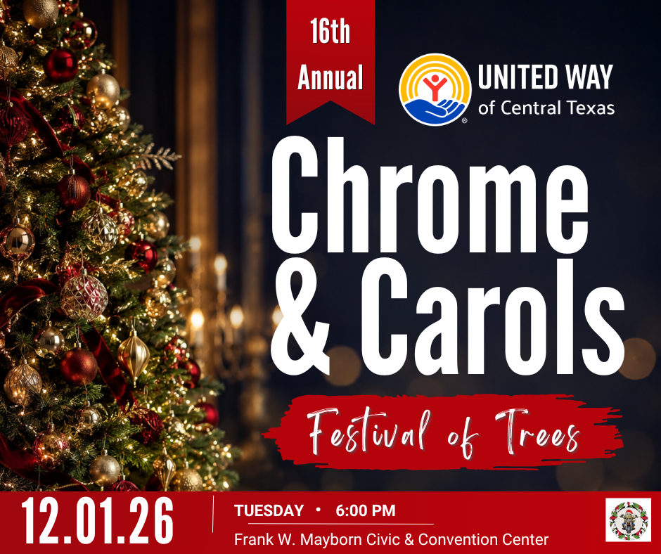16th Annual Chrome and Carols Festival of Trees, Tuesday December 1, 2026 at 6 PM