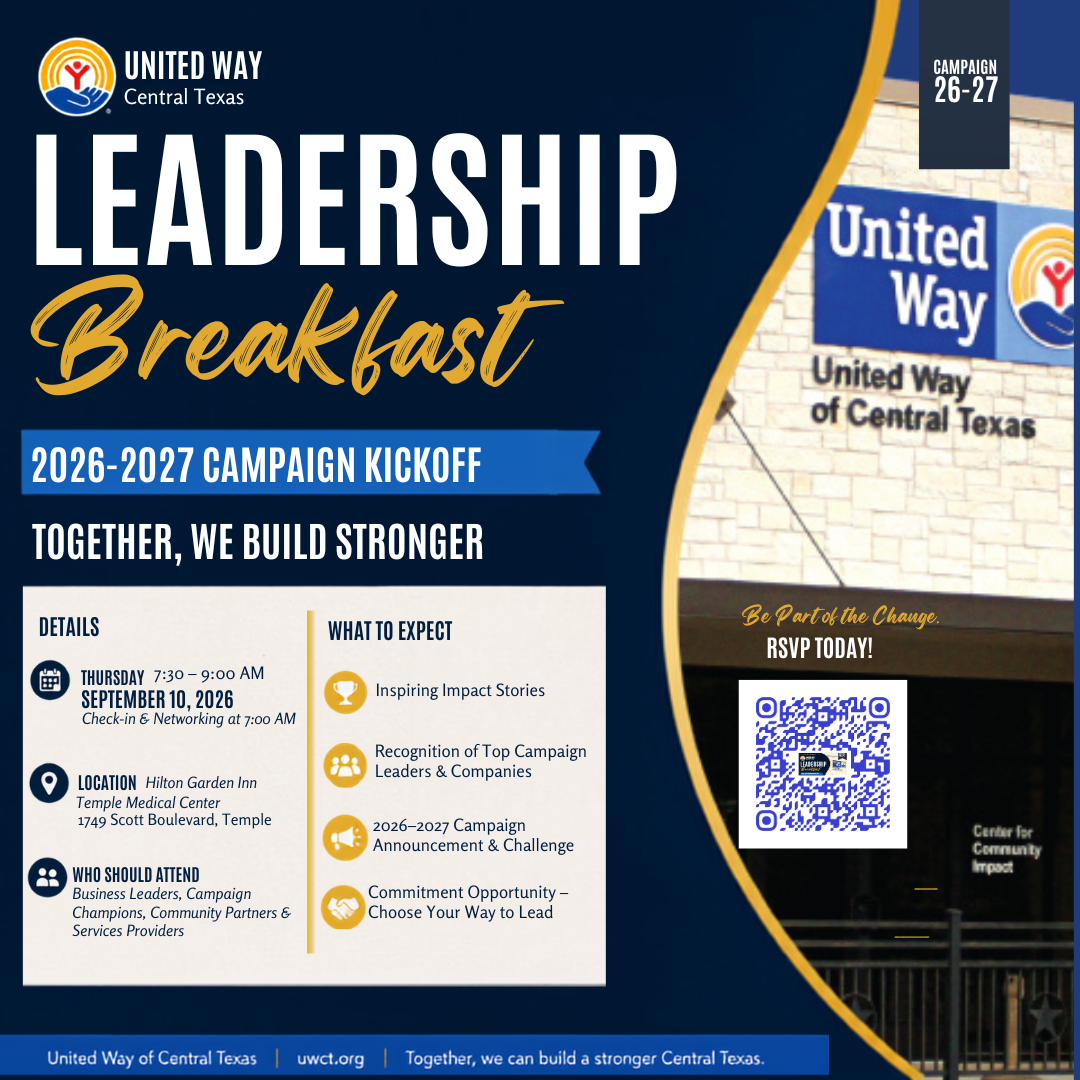 2026 United Way of Central Texas Leadership Breakfast