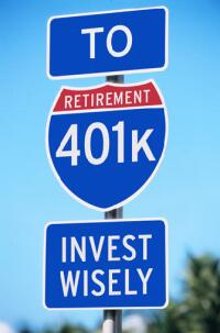 401k road sign