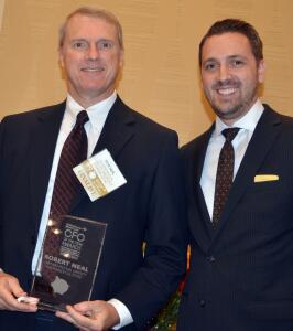 Bob Neal with Triangle Business Journal Publisher Bryan Hamilton