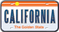 California License Plate