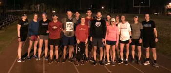 Attorney Helen Baddour and her running group