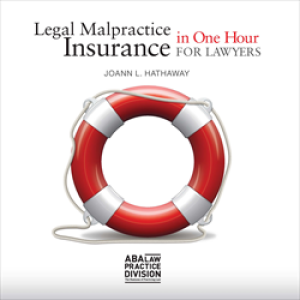 legal malpractice insurance in one hour book cover