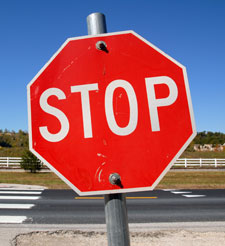 Stop sign